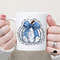 Blue Floral Pumpkin Coquette Bow Fall Png Thankful Grateful Blessed Png Blue Floral Pumpkin Png Boh 5