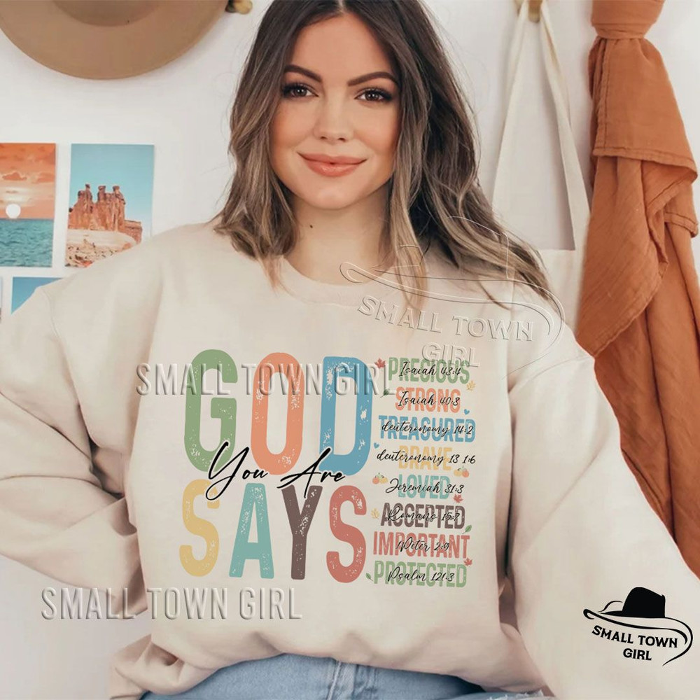 God Says You Are Fall Png Christian Fall Png Fall Shirt Design Religious Jesus Png Fall Vibes Png P 3