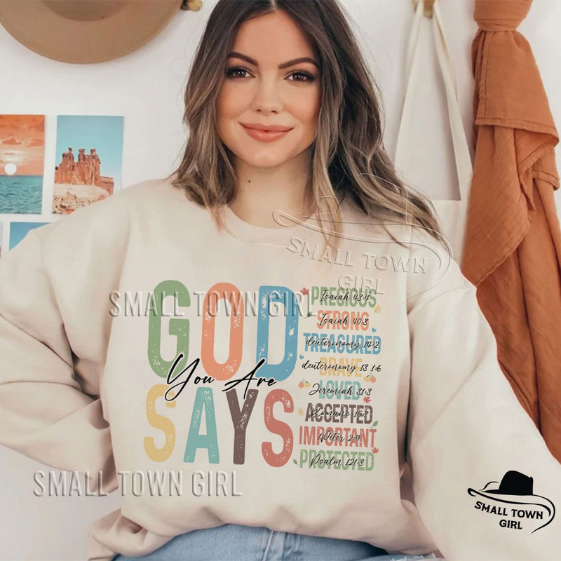 God Says You Are Fall Png Christian Fall Png Fall Shirt Design Religious Jesus Png Fall Vibes Png P 3