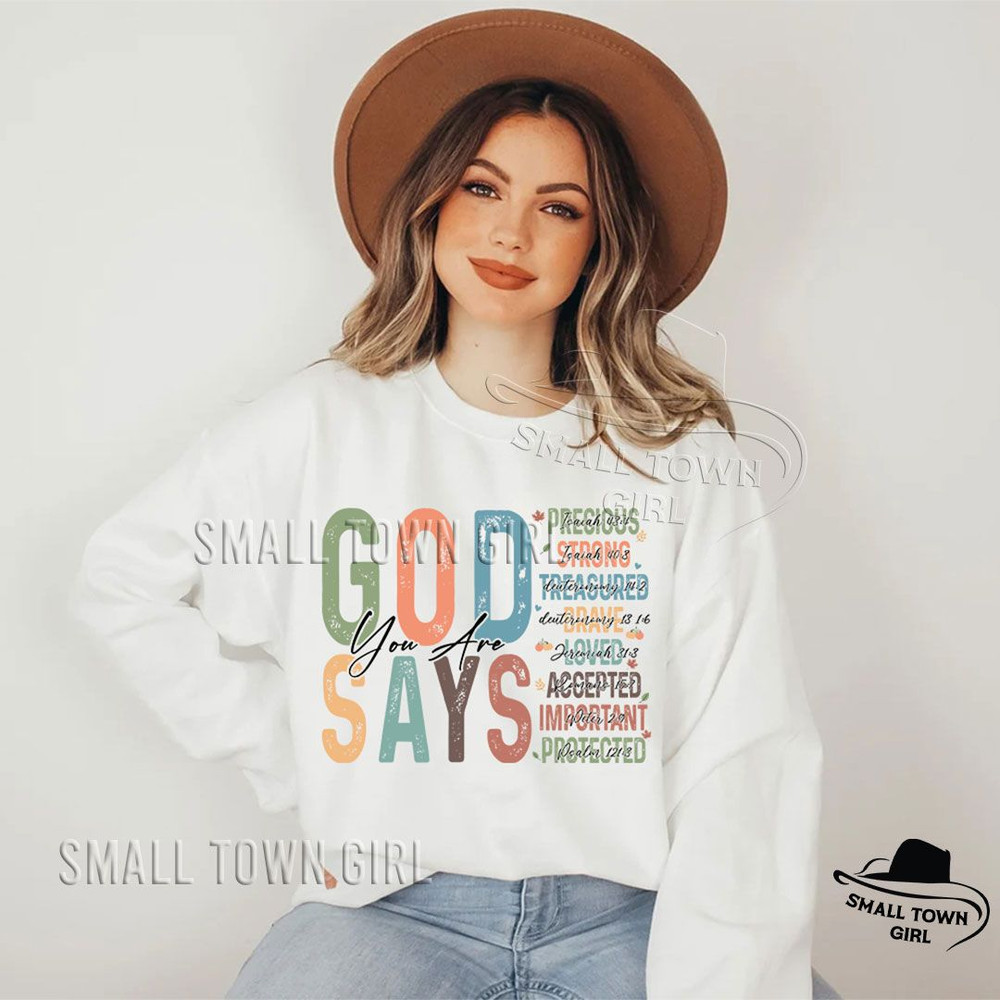 God Says You Are Fall Png Christian Fall Png Fall Shirt Design Religious Jesus Png Fall Vibes Png P 5