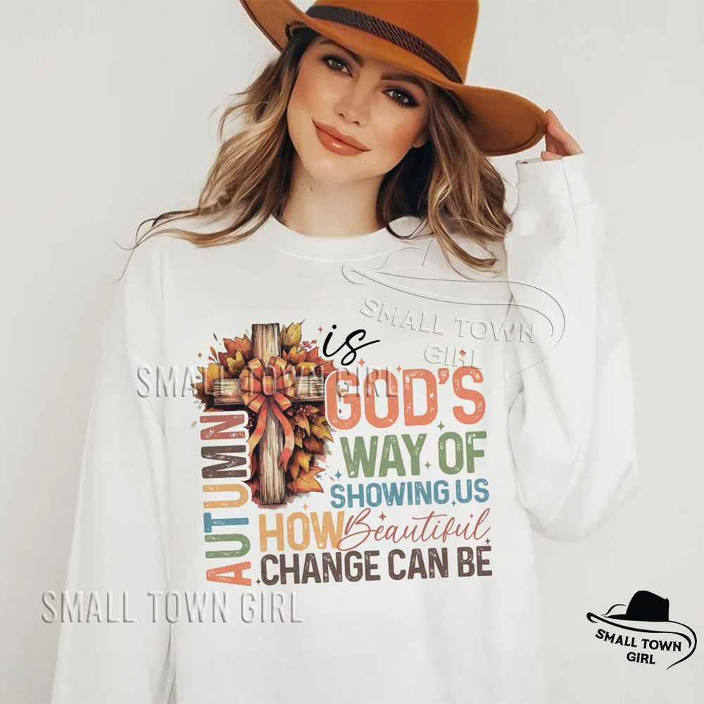 Autumn Is Gods Way Fall Christian Png Retro Fall Png Fall Coquette Bow PNG Fall Christian Png Autum 3