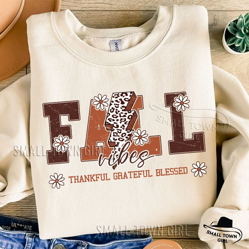 Fall Vibes Retro Daisy Flower Bolt Png Fall Vibes Png Fall Png Trendy Fall Design Pumpkin Spice Png 5