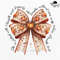 She Is Clothed With Strength Fall Bow Png Coquette Bow Png Fall Vibes Png Fall For Jesus Png Autumn 0