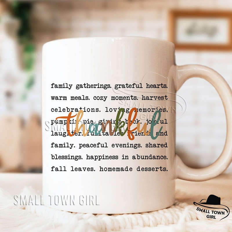 Thankful Thanksgiving Fall Quote Png Retro Thankful Png Thanksgiving Png Thankful PNG Fall Shirt Pn 5