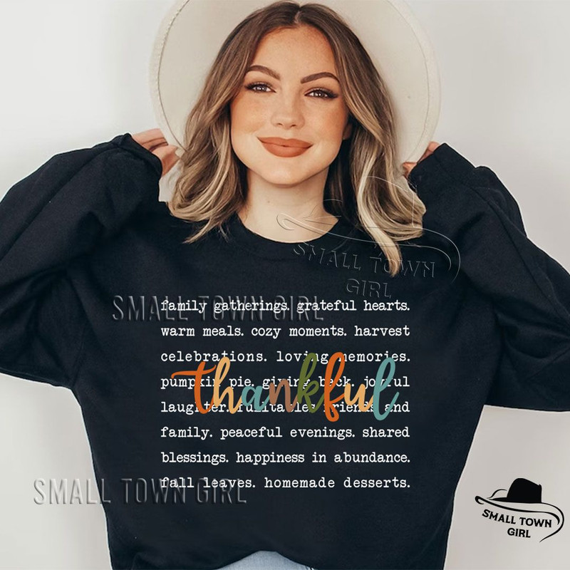 Thankful Thanksgiving Fall Quote Png Retro Thankful Png Thanksgiving Png Thankful PNG Fall Shirt Pn 3