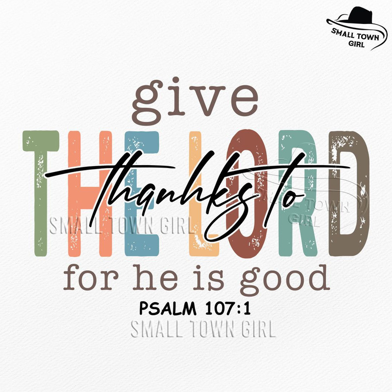 Give Thanks To The Lord Christian Fall Png Thankful Blessed Png Retro Fall Jesus Png Bible Turkey D 0