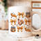 Retro Thanksgiving Fall Coquette Bow Png Retro Thanksgiving Png Retro Fall Pumpkin Bow Png Fall Coq 3