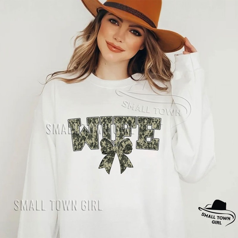 Hunting Wife Camo Bow Png Hunting Season Wife Shirt Design Camo Bow Design Sublimation Deer Duck Hu 3