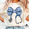 Blue Toile Floral Nurse Bow Stethoscope Png Nurse Coquette Png Nurse Bow Stethoscope Png Nurse Bow  2