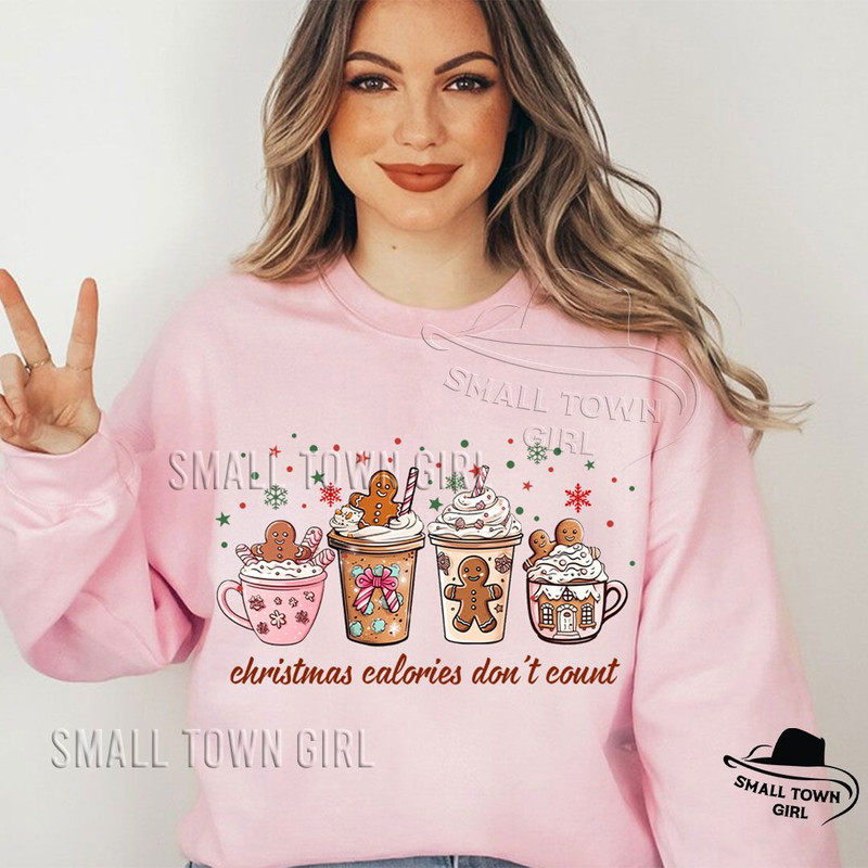 Christmas Calories Dont Count Coffee Png Christmas Calories Dont Count Png Gingerbread Coquette Bow 4