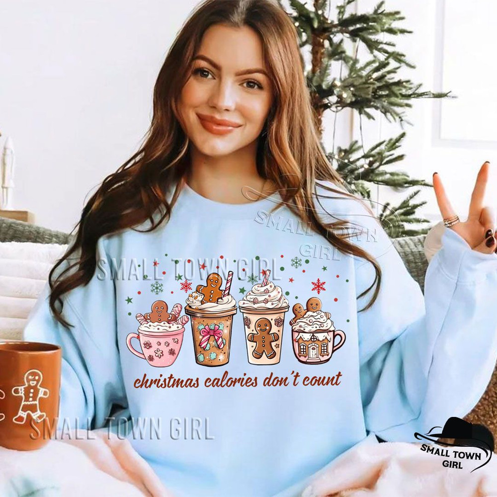 Christmas Calories Dont Count Coffee Png Christmas Calories Dont Count Png Gingerbread Coquette Bow 5