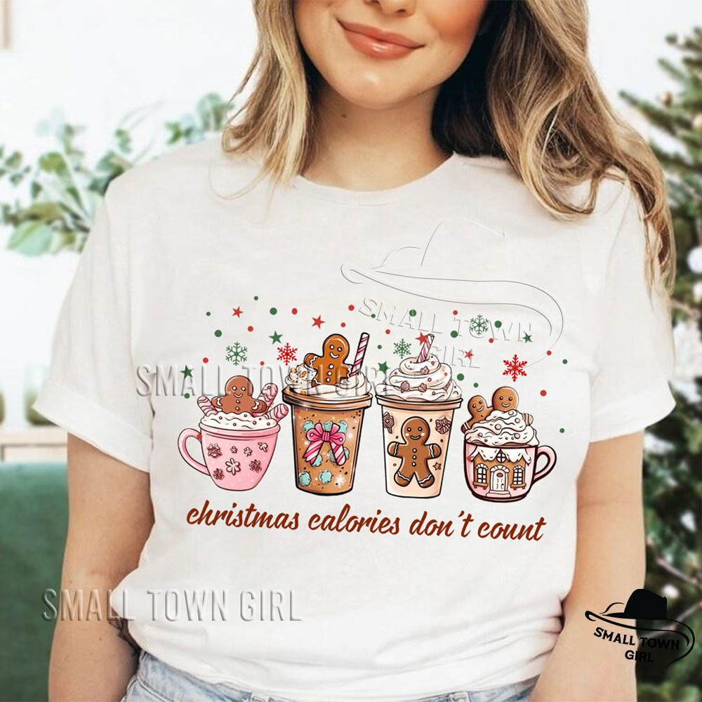 Christmas Calories Dont Count Coffee Png Christmas Calories Dont Count Png Gingerbread Coquette Bow 2