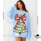 Grandmillennial Glitter Christmas Tree Png Christmas Tree Chinoiserie Png Coquette Christmas Png Gl 4