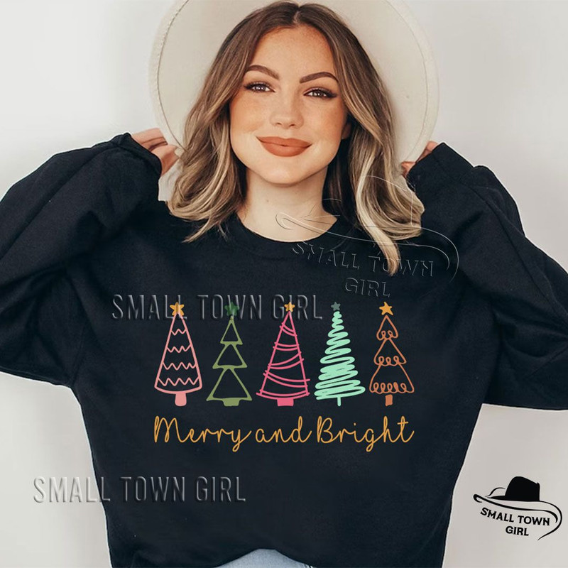 Retro Merry And Bright Christmas Tree Png Merry And Bright Png Retro Christmas Tree Png Pink Christ 2