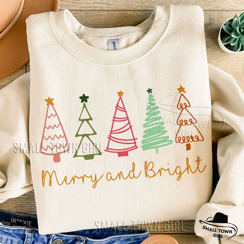 Retro Merry And Bright Christmas Tree Png Merry And Bright Png Retro Christmas Tree Png Pink Christ 1