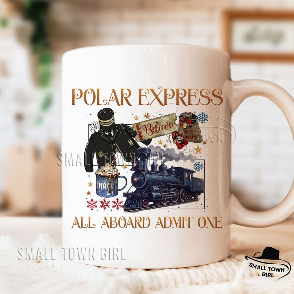 Retro Polar Express North Pole Christmas Png Funny Christmas Png Family Christmas Png Polar Express 6