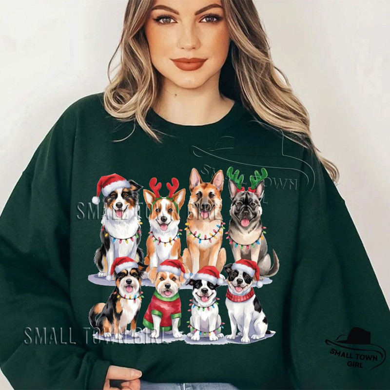 Christmas Dogs Santa Hat Sublimation Png Christmas Dogs Png Christmas Png Dog Png Dog Lover Png Hol 3