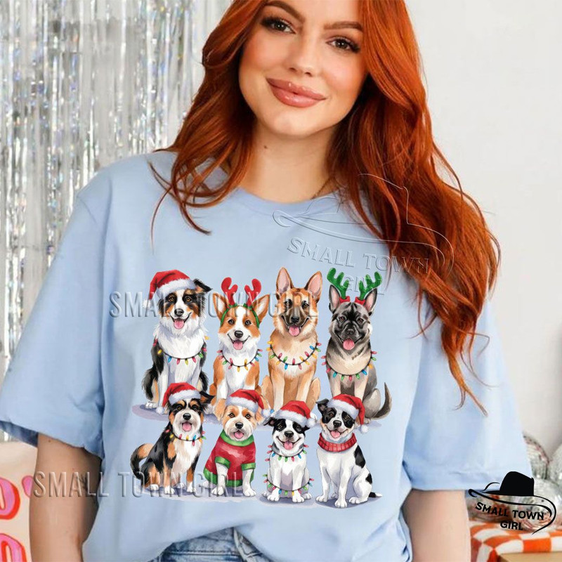 Christmas Dogs Santa Hat Sublimation Png Christmas Dogs Png Christmas Png Dog Png Dog Lover Png Hol 6