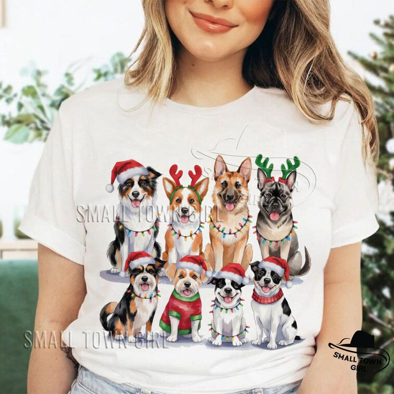 Christmas Dogs Santa Hat Sublimation Png Christmas Dogs Png Christmas Png Dog Png Dog Lover Png Hol 7
