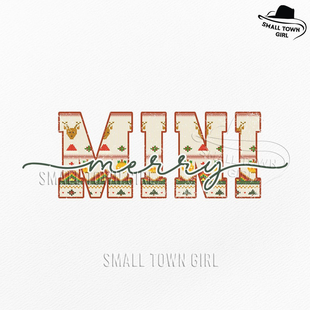 Merry Mini Retro Christmas Kid Daughter Png Merry Mama Png Merry Mini Png Christmas Daughter Png Ch 0
