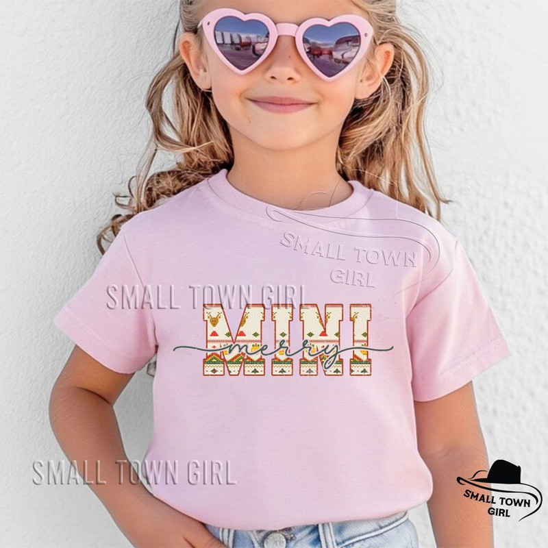 Merry Mini Retro Christmas Kid Daughter Png Merry Mama Png Merry Mini Png Christmas Daughter Png Ch 4