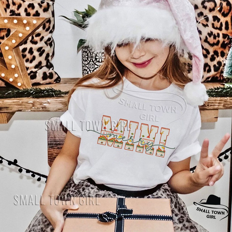 Merry Mini Retro Christmas Kid Daughter Png Merry Mama Png Merry Mini Png Christmas Daughter Png Ch 2