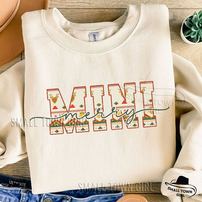 Merry Mini Retro Christmas Kid Daughter Png Merry Mama Png Merry Mini Png Christmas Daughter Png Ch 5