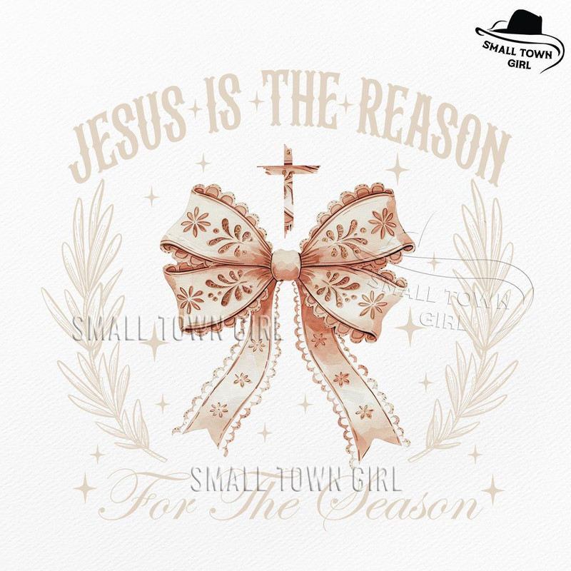 Jesus Christmas Season Retro Bow Png Jesus Is The Reason For The Season Png Christmas Season Png Ch 0