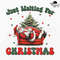 Funny Retro Santa Waiting For Christmas Png Just Waiting For Christmas Png Santa Claus Png Retro Ch 0