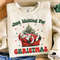 Funny Retro Santa Waiting For Christmas Png Just Waiting For Christmas Png Santa Claus Png Retro Ch 4