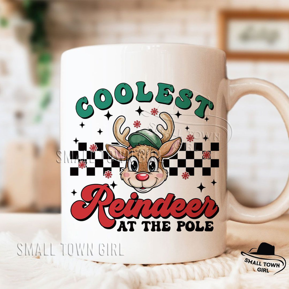 Coolest Reindeer At The Pole Kid Xmas Png North Pole Christmas Png Boy Christmas Reindeer Png Kids  5