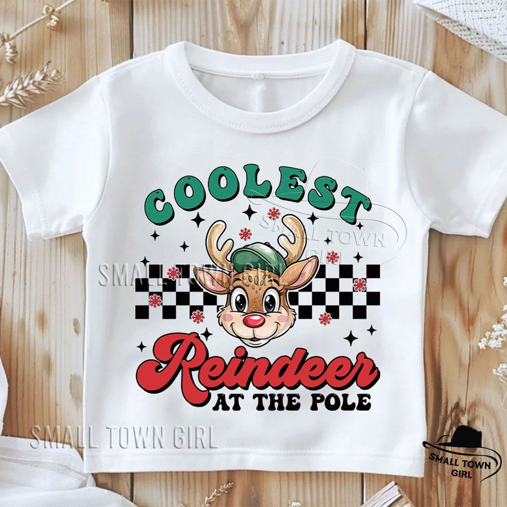 Coolest Reindeer At The Pole Kid Xmas Png North Pole Christmas Png Boy Christmas Reindeer Png Kids  3