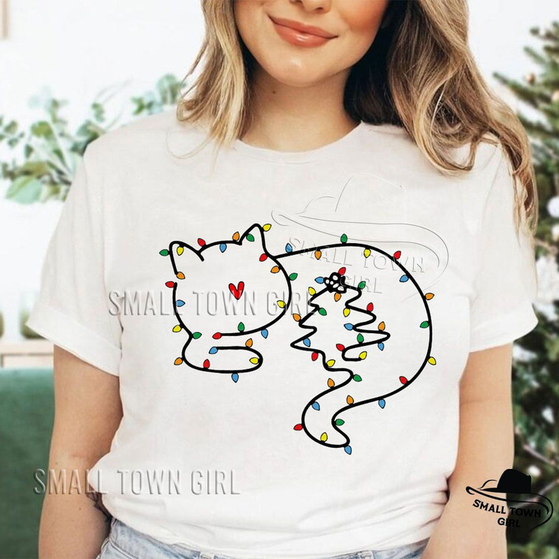 Neon Cat Mom Meowy Christmas Lights Png Cat Christmas Png Neon Christmas Png Funny Christmas Cat De 3