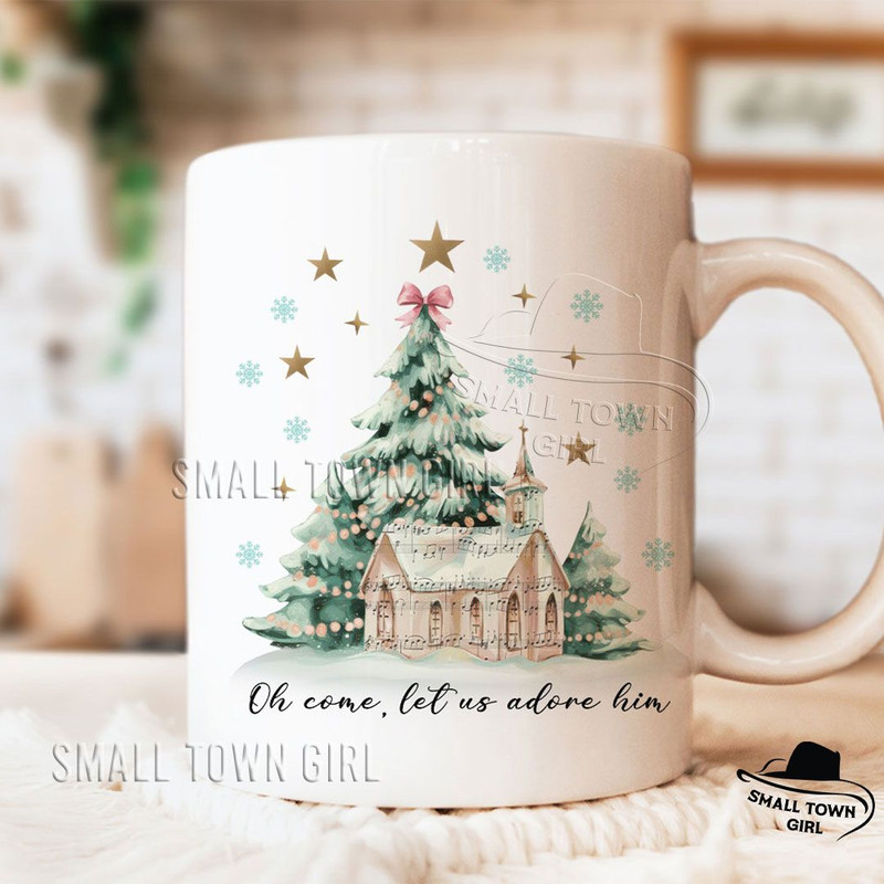 Oh Come Let Us Adore Him Christmas Tree Png Watercolor Christmas Tree Christmas Coquette Bow Tree P 6