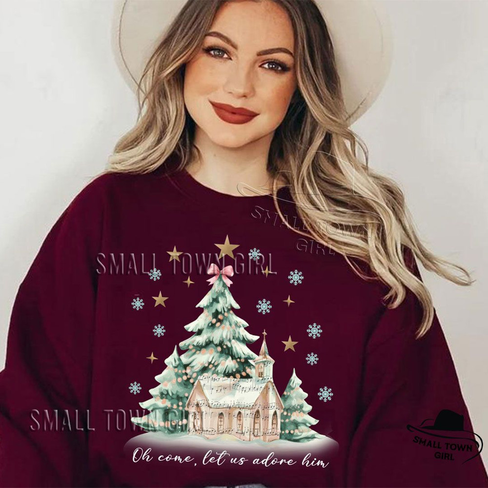 Oh Come Let Us Adore Him Christmas Tree Png Watercolor Christmas Tree Christmas Coquette Bow Tree P 4