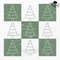 Retro Holiday Christmas Tree Sublimation Png Retro Christmas Tree Png Trendy Checkered Christmas Pn 0