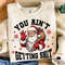 Christmas Santa You Aint Getting Shit Png Funny Christmas Santa Png Masculine Christmas Png Sassy X 3
