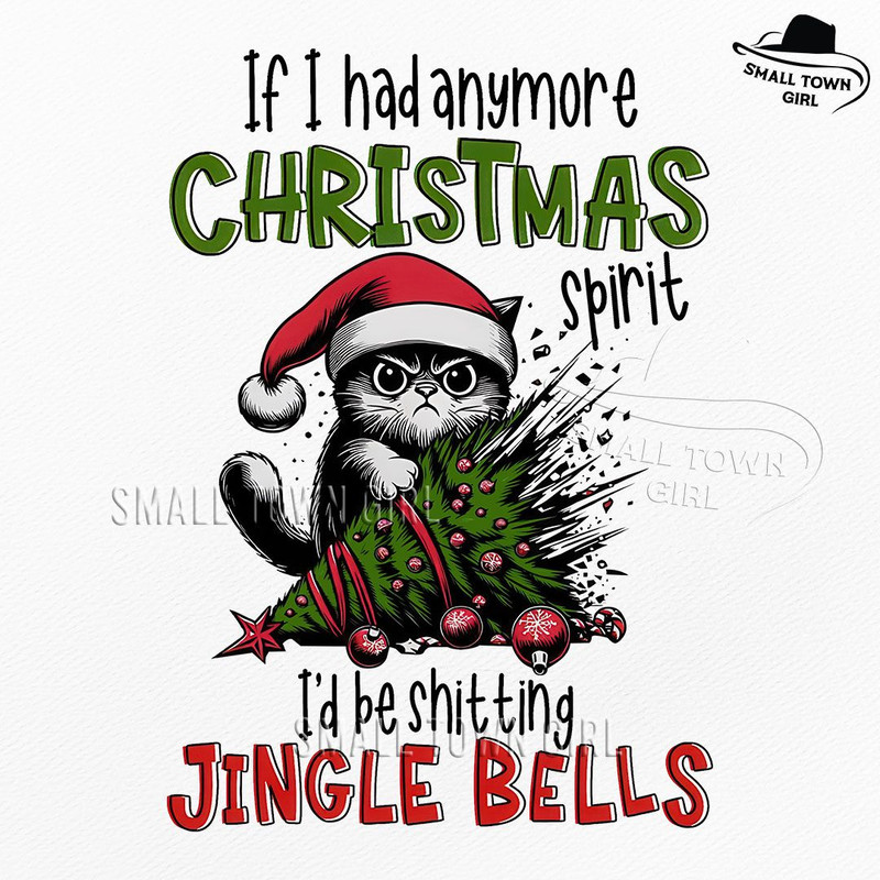 Christmas Tree Sarcastic Cat Jingle Bell Png Christmas Cat Png Funny Christmas Cat Design Christmas 0