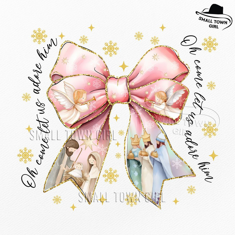 Jesus Christian Christmas Coquette Bow Png Christian Christmas Png Nativity Scene Png Baby Jesus Pn 0