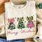 Pink Coquette Glitter Christmas Tree Png Girly Christmas Tree Design Nana Colorful Christmas Coquet 4