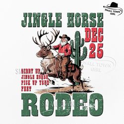 jingle horse rodeo western santa cowboy png, western christmas png, christmas png, country christmas png