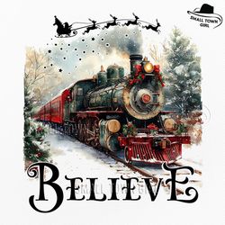 believe polar express christmas train png, christmas train png, north pole png, believe png, polar express png