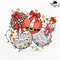 Retro Christmas Ornaments Coquette Bow Png Retro Christmas Ornaments Png Christmas Coquette Bow Png 0