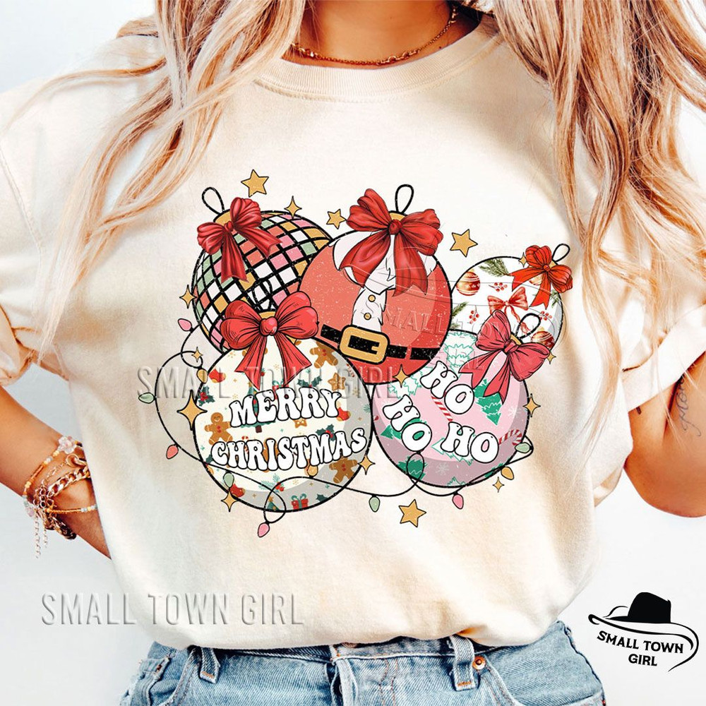 Retro Christmas Ornaments Coquette Bow Png Retro Christmas Ornaments Png Christmas Coquette Bow Png 1