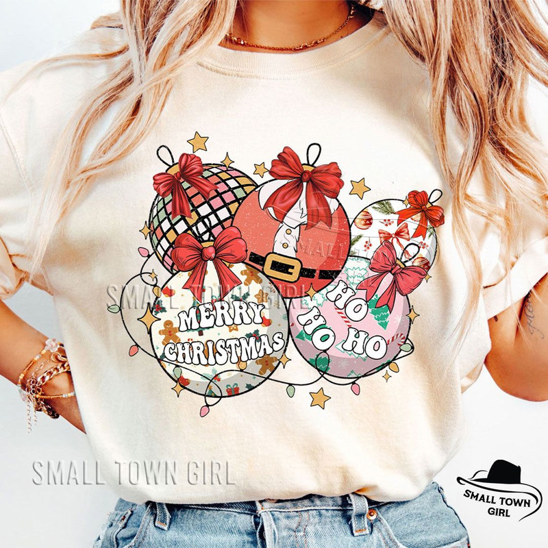 Retro Christmas Ornaments Coquette Bow Png Retro Christmas Ornaments Png Christmas Coquette Bow Png 1