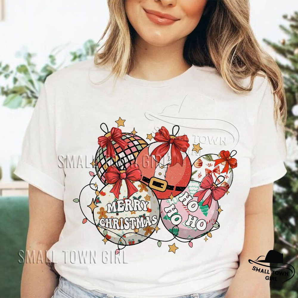 Retro Christmas Ornaments Coquette Bow Png Retro Christmas Ornaments Png Christmas Coquette Bow Png 3