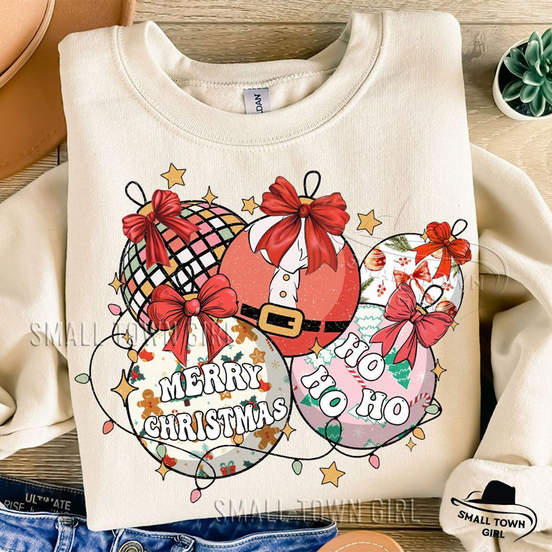 Retro Christmas Ornaments Coquette Bow Png Retro Christmas Ornaments Png Christmas Coquette Bow Png 5