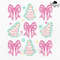 Neon Coquette Christmas Bow Tree Cake Png Christmas Png Neon Christmas Png Christmas Tree Cake Png 0