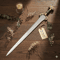 Handcrafted Fantasy King Sword Replica Medieval Inspired Collectible Stainless Steel Display Swor