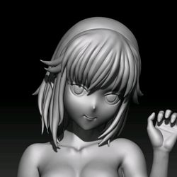 lady anita anime | high-quality 3d stl file for 3d printing | digital download